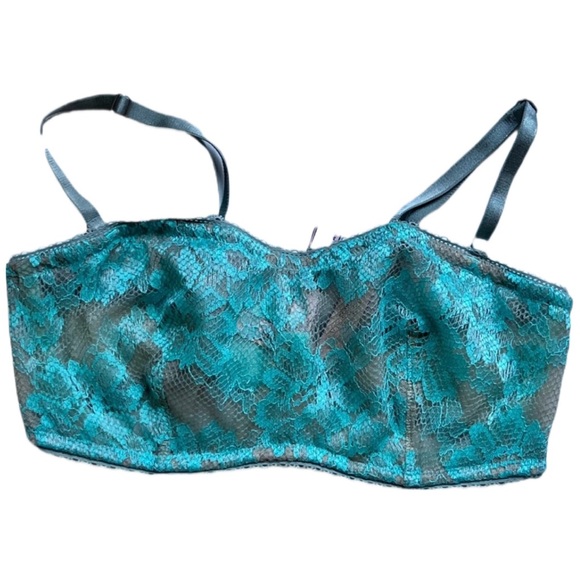 Victoria Secret Green Lace underwire bra size 36C NWT⭐️ - Picture 3 of 11